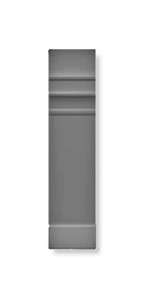 Flexco Merit Base Sculpture Arctic White 4.25-in x 480-in Vinyl Floor Base