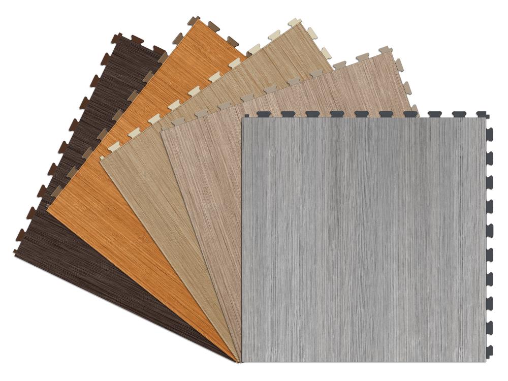 Perfection Floor Tile Classic Wood Collection Driftwood/Satin Vinyl Tile Sample