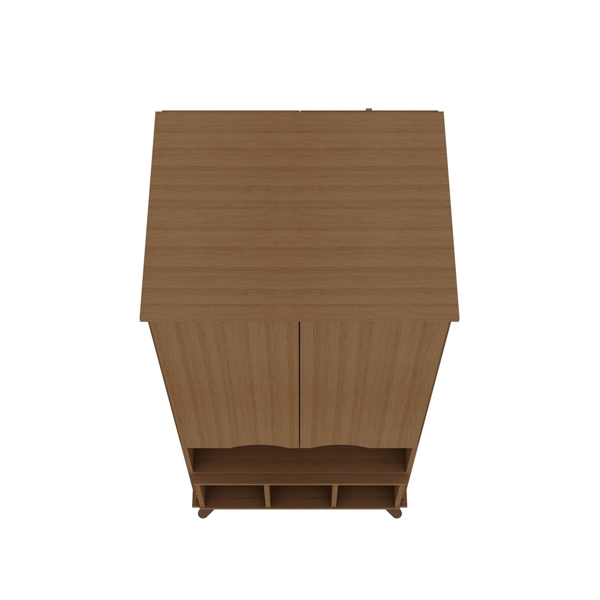 Manhattan Comfort Hampton Black 6-Shelf Office Cabinet