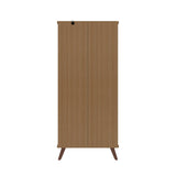 Manhattan Comfort Hampton Black 6-Shelf Office Cabinet