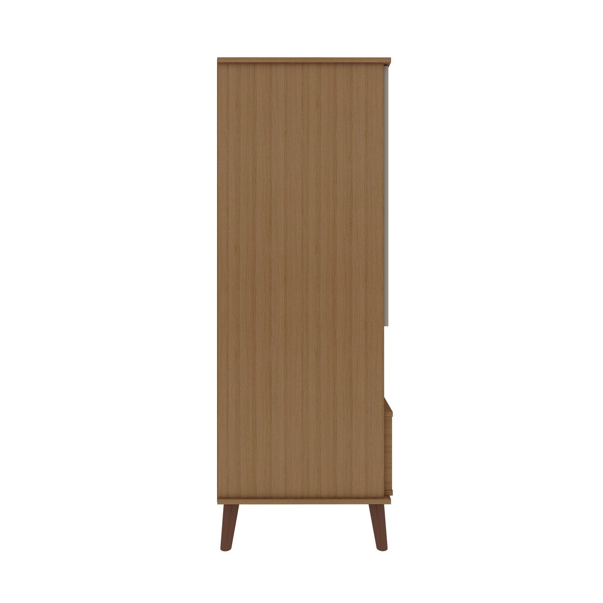 Manhattan Comfort Hampton Maple Cream 6-Shelf Office Cabinet