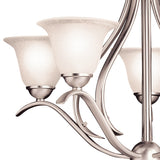 Kichler Dover 5-Light Brushed Nickel Transitional Chandelier