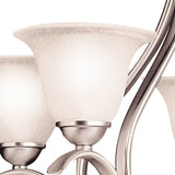 Kichler Dover 5-Light Brushed Nickel Transitional Chandelier