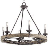 Kichler Taulbee 6-Light Gray Traditional Chandelier