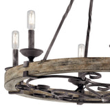 Kichler Taulbee 6-Light Gray Traditional Chandelier