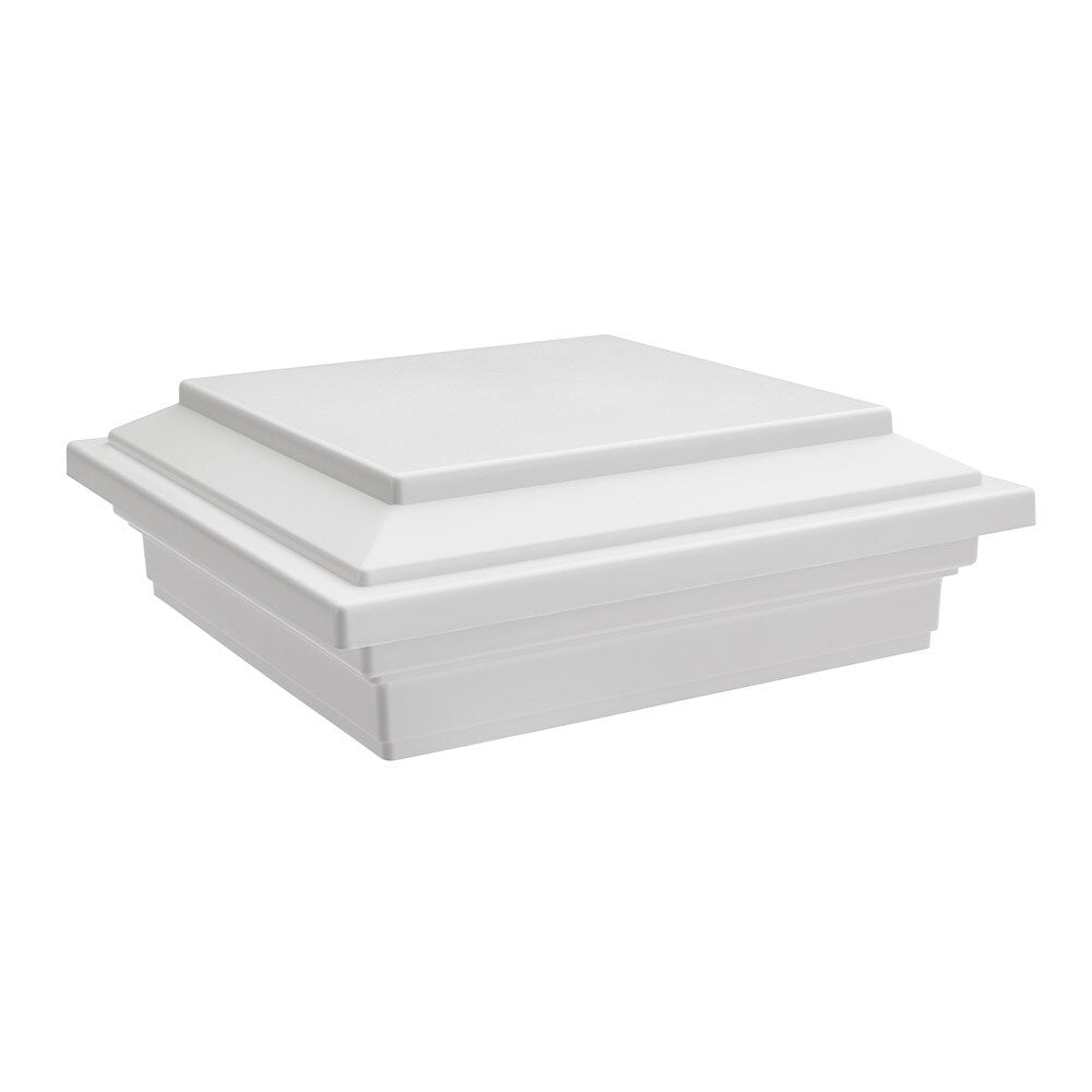 Trex 6-in x 6-in Classic White Composite Deck Post Cap
