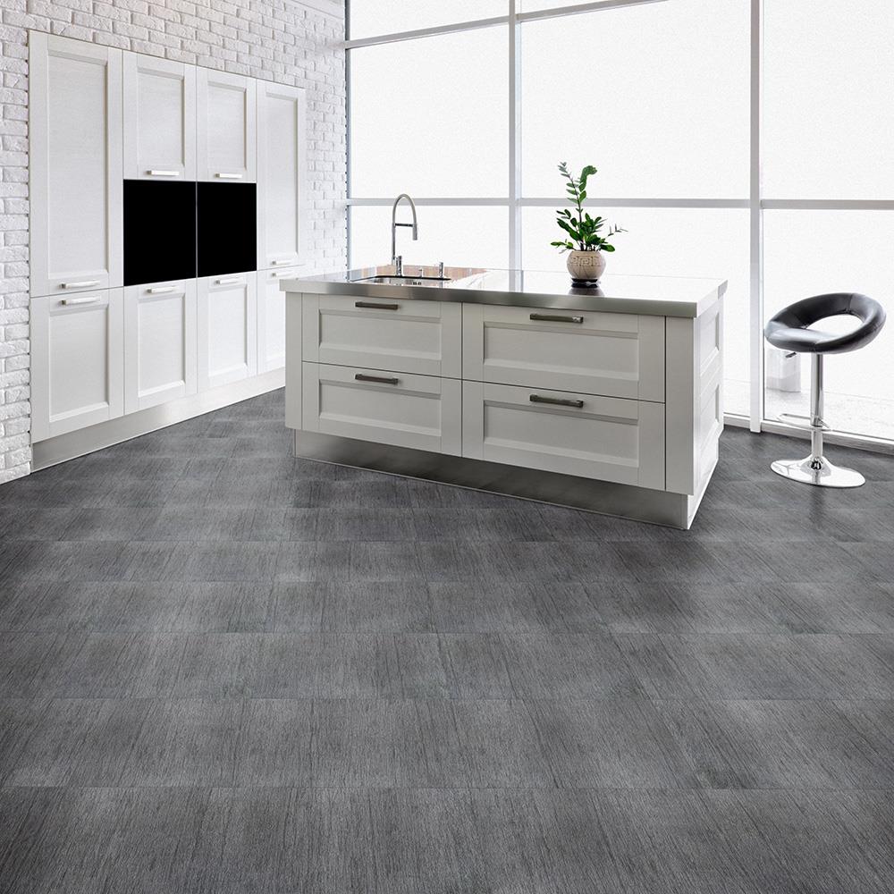 Perfection Floor Tile Deadwood Collection Barnwood/Satin 20-in x 20-in Water-Resistant Interlocking Luxury Vinyl Tile Flooring, 16.7-sq ft Carton