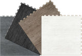 Perfection Floor Tile Deadwood Collection Death Valley/Satin 20-in x 20-in Water-Resistant Interlocking Luxury Vinyl Tile Flooring, 16.7-sq ft Carton