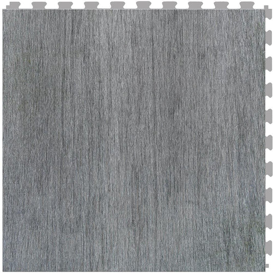 Perfection Floor Tile Deadwood Collection Barnwood/Satin 20-in x 20-in Water-Resistant Interlocking Luxury Vinyl Tile Flooring, 16.7-sq ft Carton