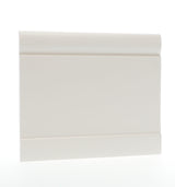 Flexco Fascinate Base Sculpture Arctic White 0.5-in T x 6-in W x 96-in L Vinyl Wall Base