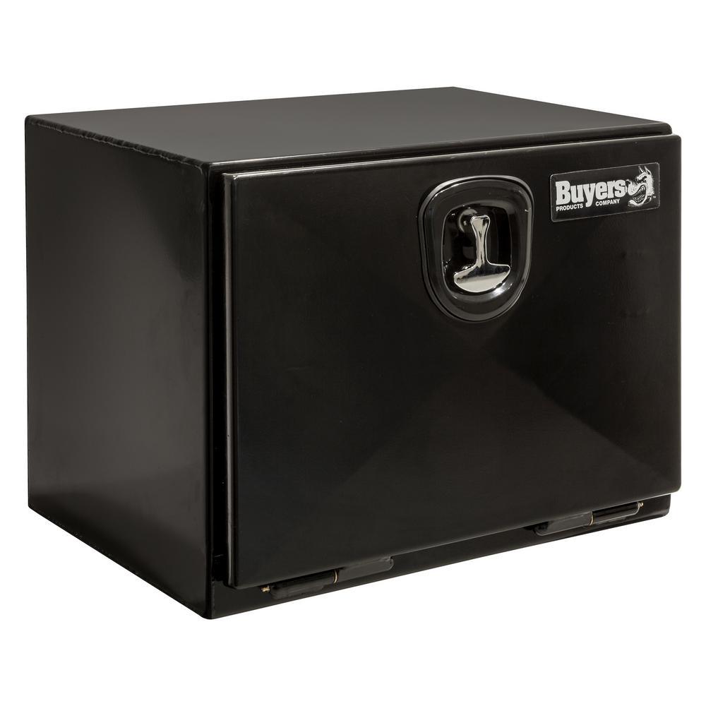 Buyers Products Company 18 in. x 18 in. x 36 in. XD Gloss Black Steel Underbody Truck Tool Box - Super Arbor