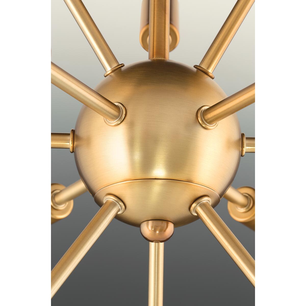 Progress Lighting Ion 12-Light Brushed Bronze Transitional Chandelier