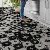 Perfection Floor Tile Geo Collection Astral Gray/Satin 20-in x 20-in Water-Resistant Interlocking Luxury Vinyl Tile Flooring (16.7-sq ft/Carton)
