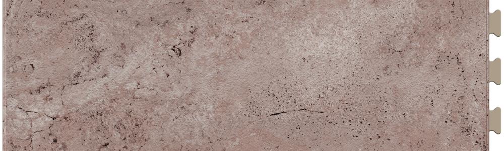 Perfection Floor Tile Travertine Collection Rose/Satin Vinyl Tile Sample