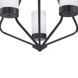 Progress Lighting Elevate 5-Light Matte Black Modern/Contemporary Chandelier