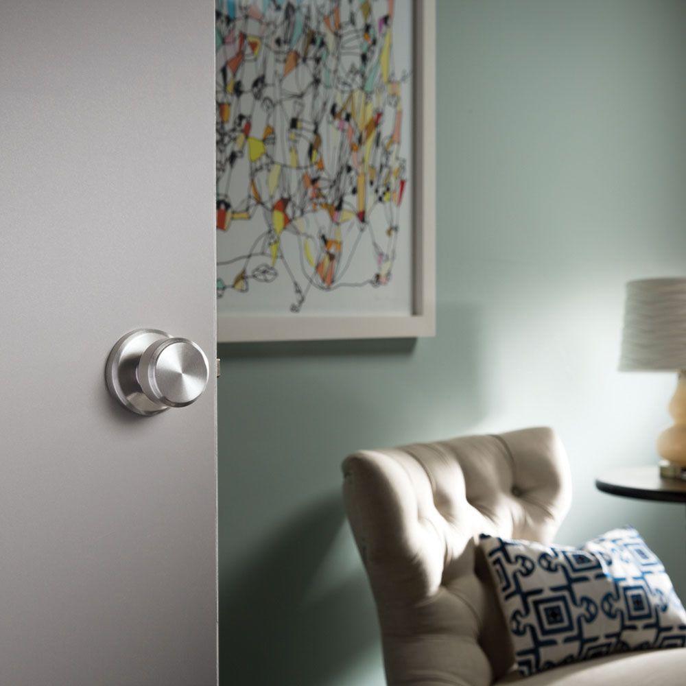 Bowery Matte Black Passage Hall/Closet Door Knob with Greyson Trim - Super Arbor