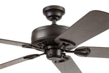 Harbor Breeze Calera 52-in Antique/Aged Bronze Indoor/Outdoor Ceiling Fan, 5-Blade, Pull Chain