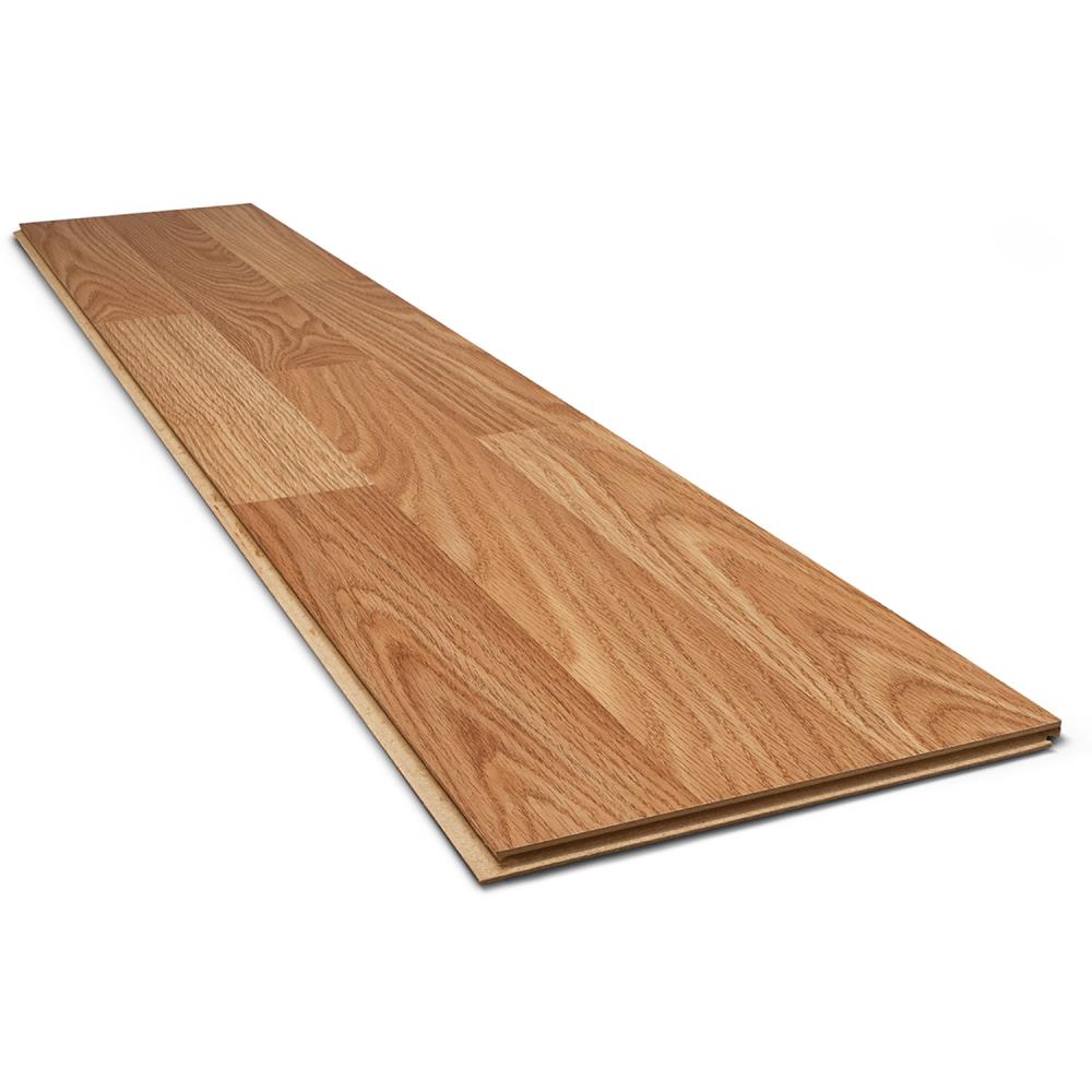 Project Source Natural Oak 8.05-in W x 3.96-ft L Smooth Wood Plank Laminate Flooring