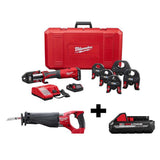 M18 18-Volt Lithium-Ion Brushless Cordless Force Logic Press Tool Kit with Free M18 Fuel Sawzall and Battery - Super Arbor