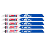 LENOX 5-Pack 12-in 18-TPI Bi-Metal Reciprocating Saw Blades