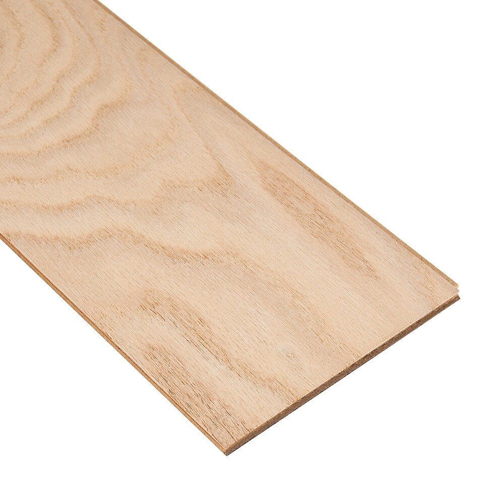 Bruce Nature of Wood Medium Gray Red Oak 6-1/2-in W x 3/8-in T x Varying Length Smooth/Traditional Engineered Hardwood Flooring (39.5-sq ft / Carton)