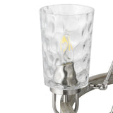 Progress Lighting Tiana 3-Light Brushed Nickel Coastal Chandelier