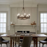 Kichler Taulbee 6-Light Gray Traditional Chandelier