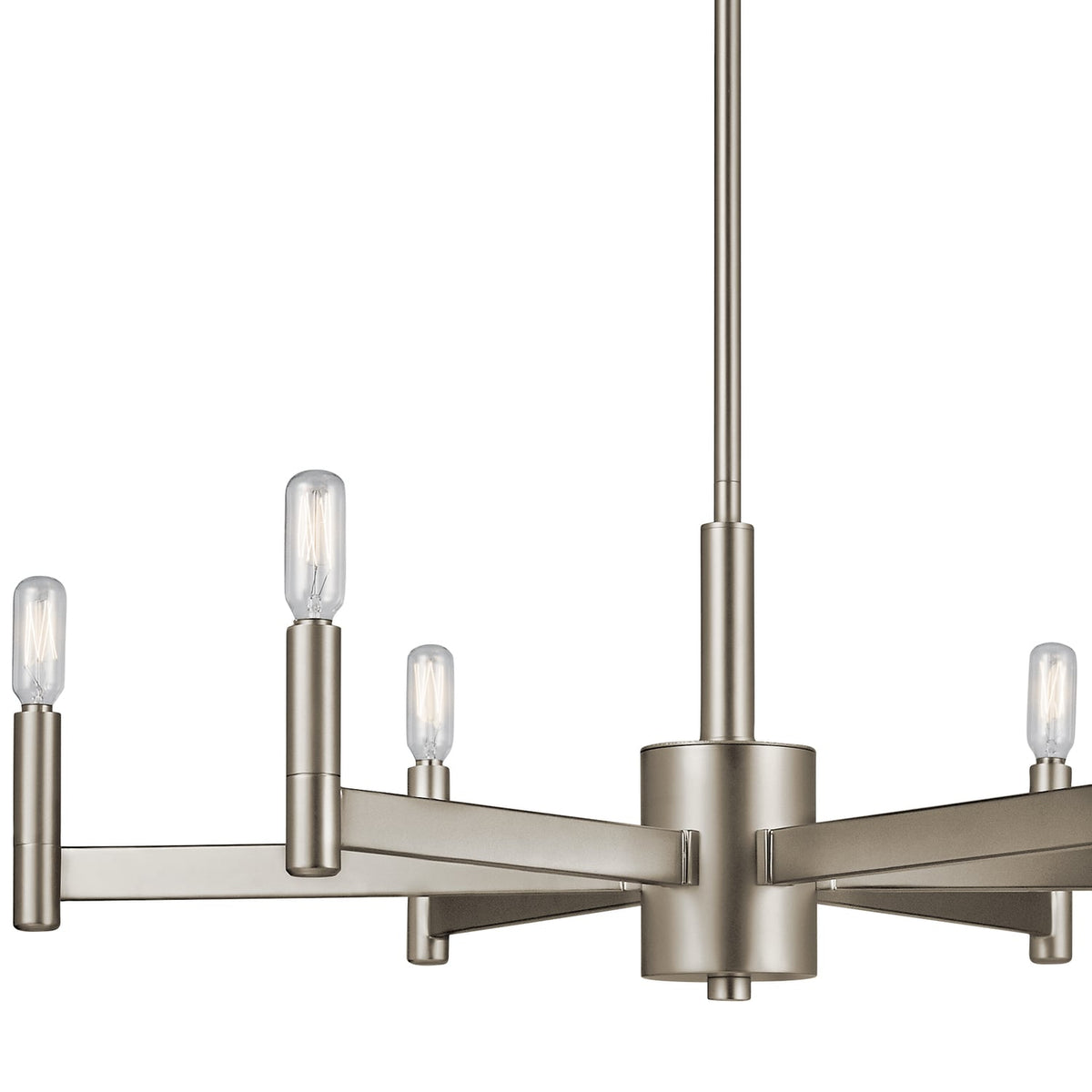 Kichler Erzo 6-Light Satin Nickel Modern/Contemporary Chandelier