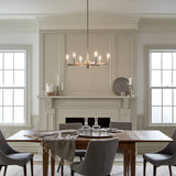 Kichler Erzo 6-Light Satin Nickel Modern/Contemporary Chandelier