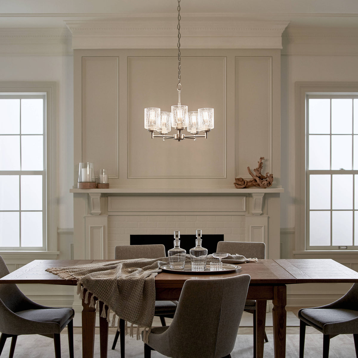 Kichler Winslow 5-Light Brushed Nickel Modern/Contemporary Chandelier