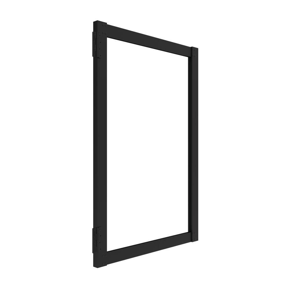 Freedom Artisan 46-1/2-in L x 70-in H Matte Black Aluminum Deck Railing Gate (Assembly Required)