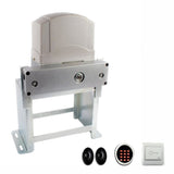 ALEKO 65-ft Slide Universal Battery Driveway Gate Opener Kit (Solar Compatible)