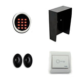ALEKO 65-ft Slide Universal Battery Driveway Gate Opener Kit (Solar Compatible)