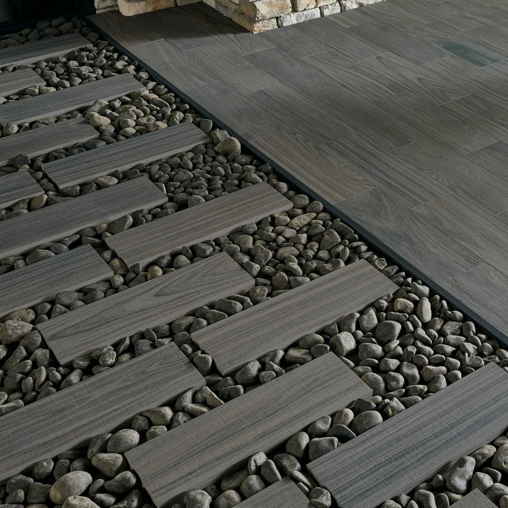 Ebano Ironwood 24 in. x 8 in. x 0.75 in. Brown Porcelain Paver Tile (319.20 Sq. Ft./Pallet) - Super Arbor