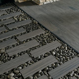 Ebano Ironwood 24 in. x 8 in. x 0.75 in. Brown Porcelain Paver Tile (319.20 Sq. Ft./Pallet) - Super Arbor