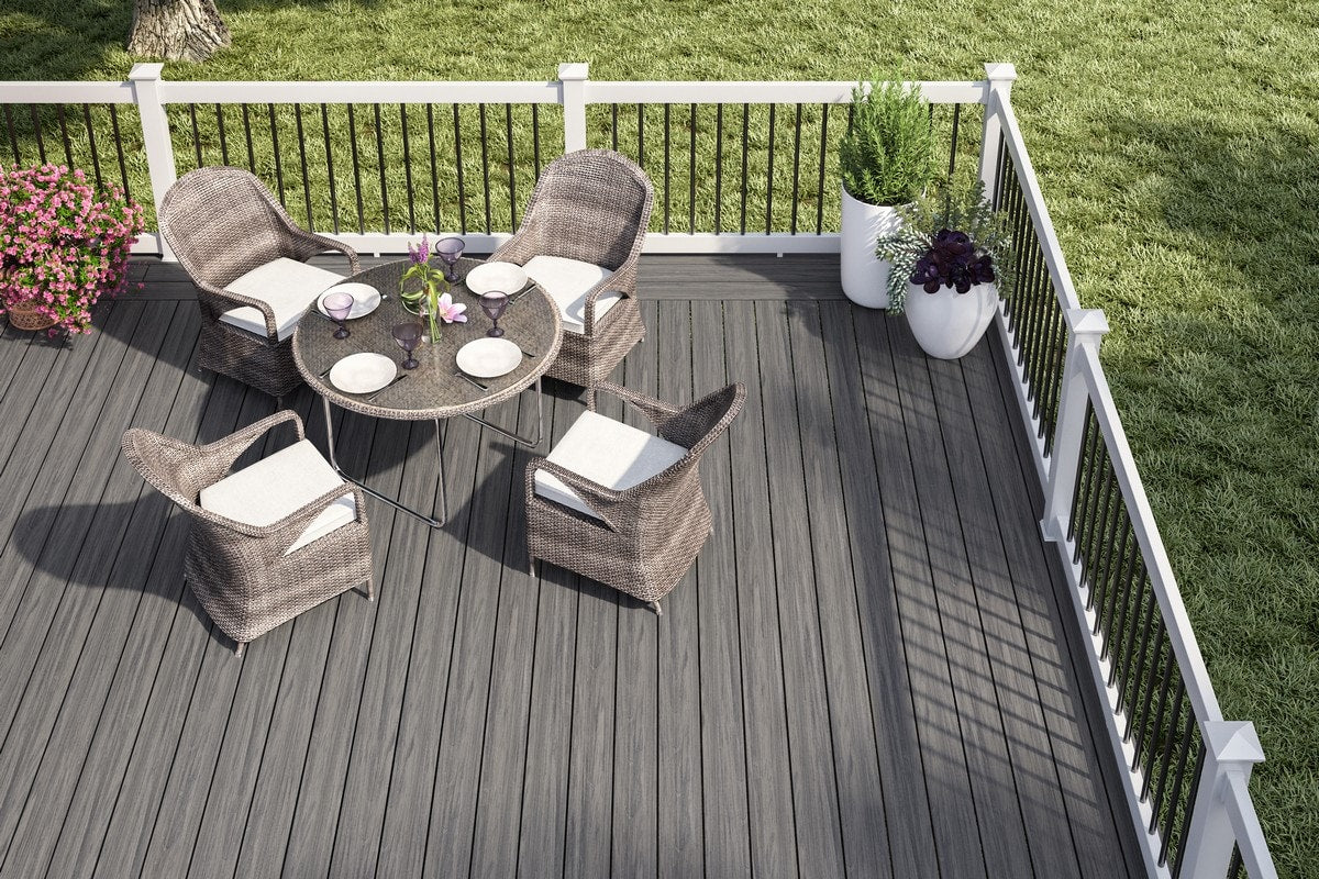 Deckorators 3/4-in x 26-in Black Aluminum Round Deck Baluster (10-Pack)