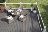 Deckorators 3/4-in x 26-in Black Aluminum Round Deck Baluster (10-Pack)