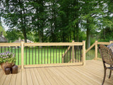 Deckorators 3/4-in x 26-in Black Aluminum Round Deck Baluster (10-Pack)