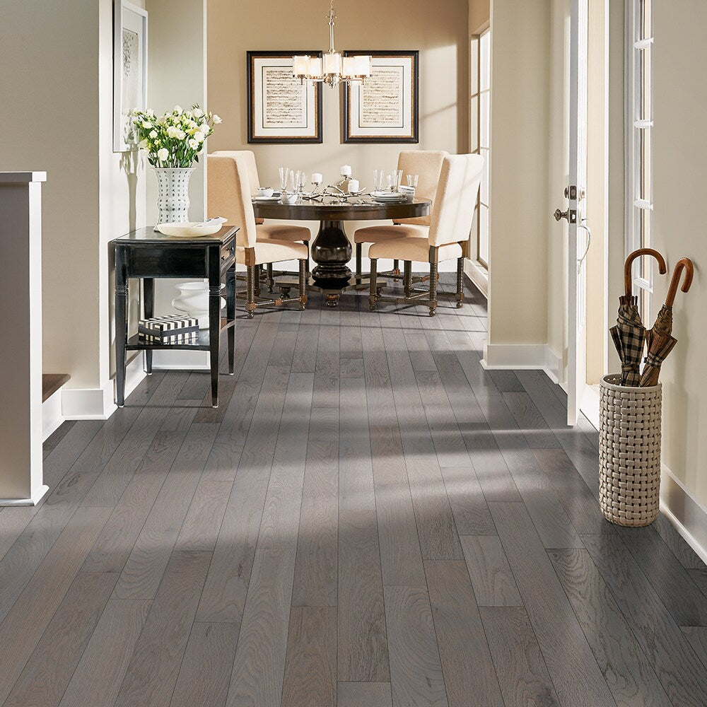 Bruce (Sample) Nature of Wood Light Gray Oak Solid Smooth/Traditional Hardwood Flooring