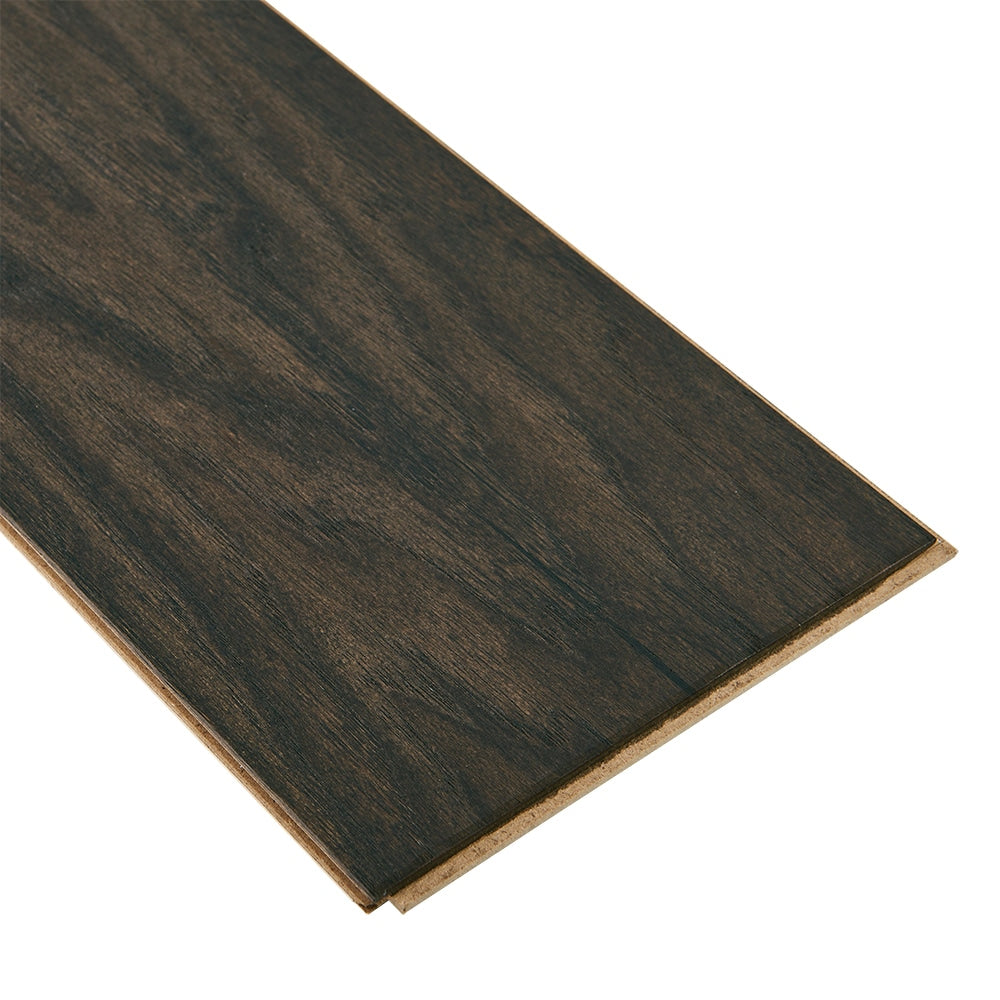 Bruce Nature of Wood Medium Brown Hickory 6-1/2-in W x 3/8-in T x Varying Length Handscraped Engineered Hardwood Flooring (30.5-sq ft / Carton)