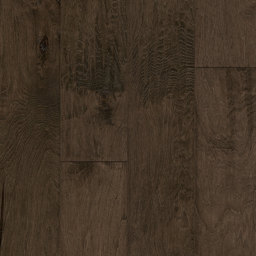 Bruce Nature of Wood Medium Brown Hickory 6-1/2-in W x 3/8-in T x Varying Length Handscraped Engineered Hardwood Flooring (30.5-sq ft / Carton)