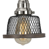 Progress Lighting Tilley 4-Light Brushed Nickel Coastal Lantern Large Hanging Pendant Light
