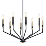 Kichler Armand 8-Light Black Modern/Contemporary Chandelier