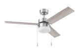 Harbor Breeze Vue 44-in Nickel LED Indoor Ceiling Fan (3-Blade)