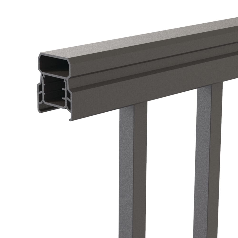 Freedom VersaRail Classic 8-ft x 36-in Matte Bronze Aluminum Deck Stair Rail Kit
