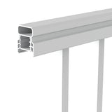 Freedom VersaRail Classic 6-ft x 36-in White Aluminum Deck Stair Rail Kit