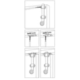 6 in. Oil-Rubbed Bronze Decorative Surface Bolt