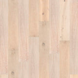 Flooors by LTL Oak Oak rustic, brushed, hand scraped, white oiled hardwood flooring — primary plank view