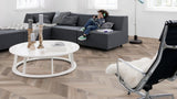 Flooors by LTL Oak Grey Tone hardwood flooring — installed room view