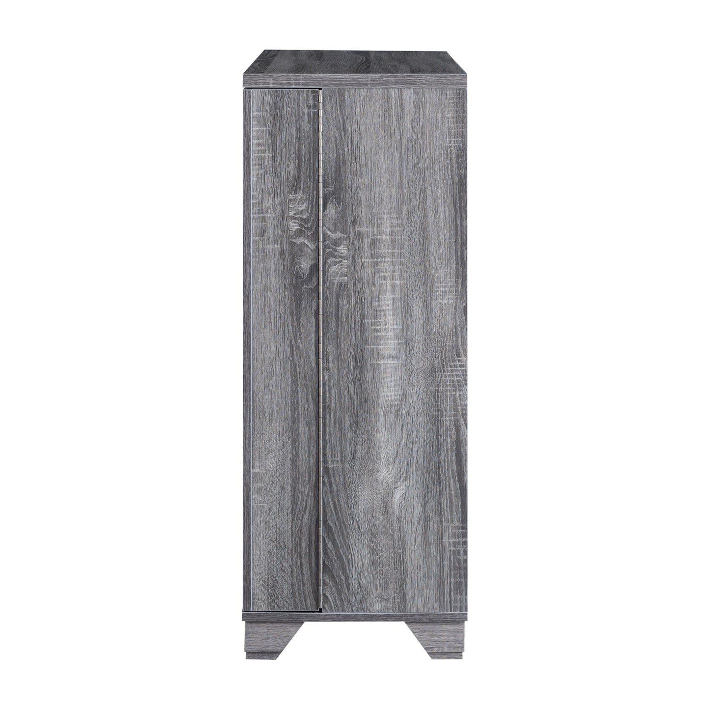 Furniture of America Garrett 31-in x 40-in Gray Rectangle Bar Cabinet